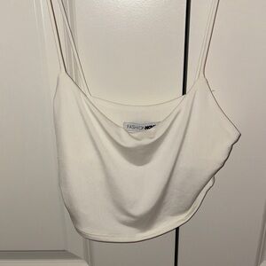 Fashion Nova White Camisole Top